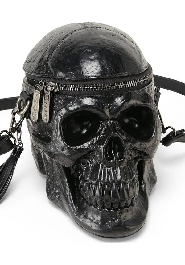 Grave Digger [Black] | SKULL HANDBAG